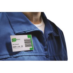 Durable Navneskilt m. n+k. | 54x90 mm | 50 stk.