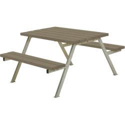 Plus Alpha bänkset, Gråbrun, 118 cm