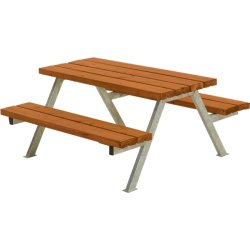 Plus Alpha Junior Bord/Bænkesæt, Teak, 118 cm