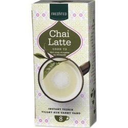 Fredsted Chai Latte grøn instant te, 8 sticks