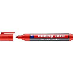 Edding 300 Permanent Marker | Rød