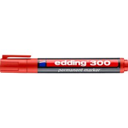 Edding 300 permanent marker, rød