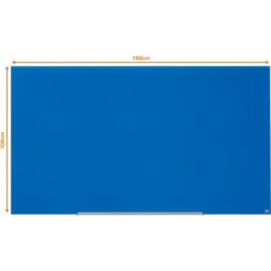 Nobo Glastavle Impression Pro 85" blå