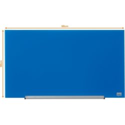 Nobo Glastavle Impression Pro 31" blå