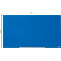 Nobo Glastavle Impression Pro 45" blå