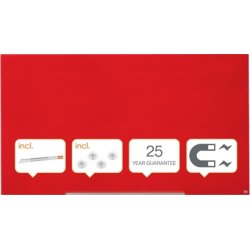Nobo Glastavle Impression Pro 85" rød