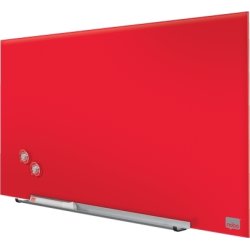 Nobo Glastavle Impression Pro 31" rød