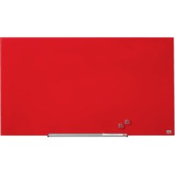 Whiteboard Nobo Diamond Glas Röd 55,9x99,3 cm