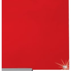 Nobo Diamond glastavle i rød, 45" - 55,9 x 99,3 cm