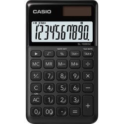 Casio SL-1000TW bordsräknare, svart