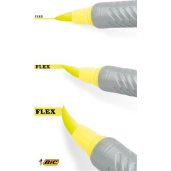BiC Flex Highlighter | Gul