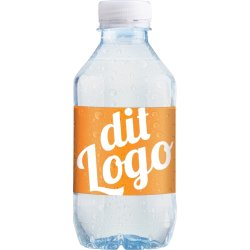 Logo vand med eget design 0,30 ltr. inkl. pant