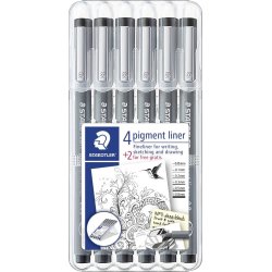 Staedtler Pigment 308 Fineliner | 6 stk.