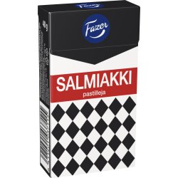 Fazer Salmiakki Rød Pastiller, 40 g