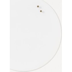 NAGA Nord magnetisk glastavle, 45 cm, hvid