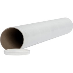 Paprør m. låg | Ø80x2,0x750 mm