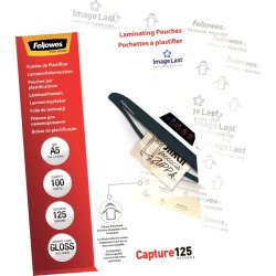 Fellowes Capture 125 mic A5 lamineringslomme gloss