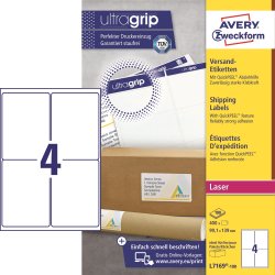 Avery L7169 Etiketter | 99,1x139 mm | 400 stk.
