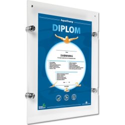 Affischram Transparent A2 Akryl