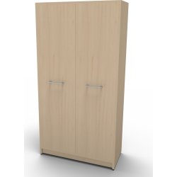 Jive hylla med 4 fack, luckor med lås, björkfanér