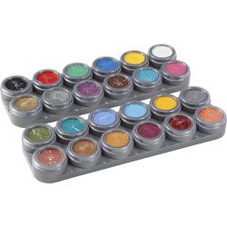 Grimas Ansigtsmaling | 24x2,5 ml | Ass. farver