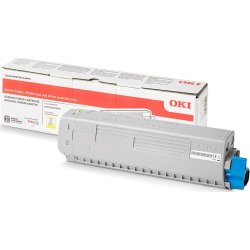 Lasertoner OKI C824 Gul 5000 sidor