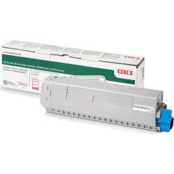 Lasertoner OKI C824 Magenta 10 000 sidor