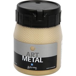 Art Metal Specialmaling, 250 ml, lys guld