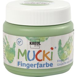 Mucki Fingermaling, 150 ml, grøn