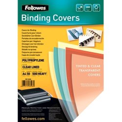 Inbindningsomslag Fellowes A4 Transparent