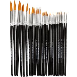 Pensel Gold Line blandade runda 36 st