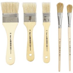 Lackpensel Nature Line blandade,10 st