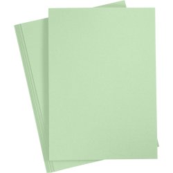 Happy Moments Papir, A4, 70g, 20 ark, lys grøn