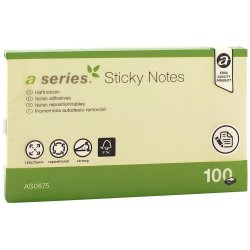 a-series Notes | 125x75 mm | Gul