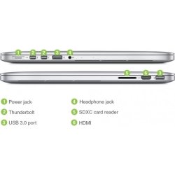 Brugt Apple Macbook Pro 15,4", 256GB, sølv (B)