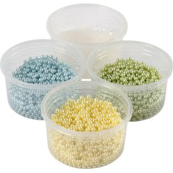 Modellera Pearl Clay 3x 25 g Blå/grön/gul