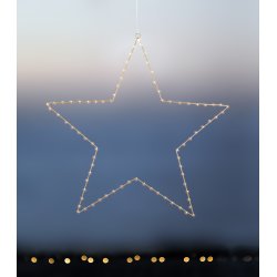 Sirius Liva Stjerne, 80 LED, Ø70 cm, guld