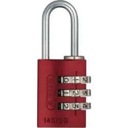 Kodlås ABUS 145/20 mm Röd