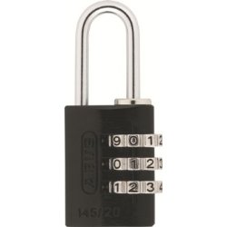 ABUS kodelås 145/20, Sort