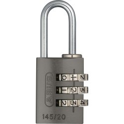 Kodlås ABUS 145/20 mm Titanium
