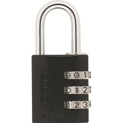 ABUS kodelås 145/30, Sort