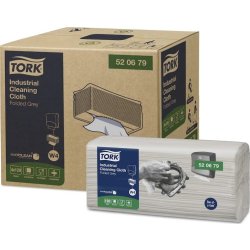 Tork Industri Aftørringsklud, grå