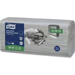 Tork Industri Aftørringsklud, grå