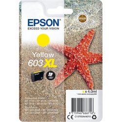 Bläckpatron Epson 603XL Gul, Blister