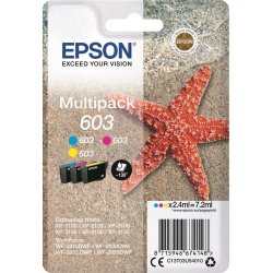 Bläckpatroner Epson 603, 3-färgs Multipack 7,2 ml