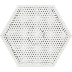 Perleplade | 15x15 cm | Sekskant