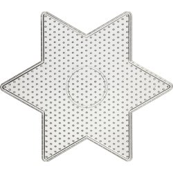 Pärlplatta 15x15 cm stor stjärna