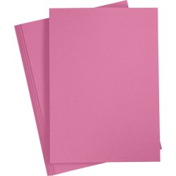 Happy Moments Karton, A4, 220g, 10 ark, pink