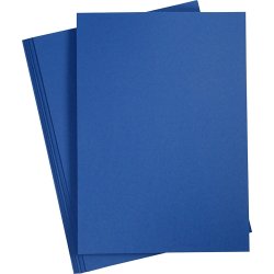 Paper Concept Karton, A4, 180g, 20 ark, midnatsblå