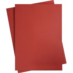 Karton, A2, 180g, 10 ark, bordeaux
